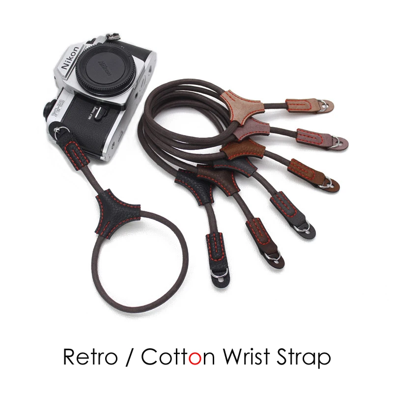 Retro Cotton Hand-made Camera Wrist Hand Strap Adjustable Length Triangle Straps for Mirriorless Camera Leica Fuji Pentax Canon
Retro Cotton Hand-made Camera Wrist Hand Strap Adjustable Length Triangle Straps for Mirriorless Camera Leica Fuji Pentax Canon