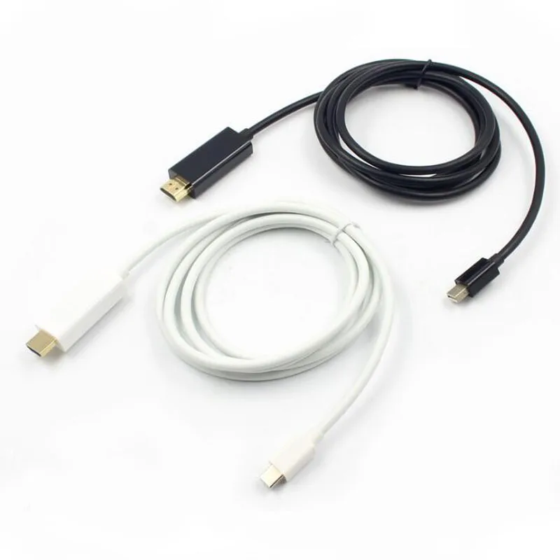 1.8m 1080P Gold-plated Mini Display Port Male to HDMI Male Video Converter Adapter Mini DP to HDMI for Apple MacBook Pro Air
1.8m 1080P Gold-plated Mini Display Port Male to HDMI Male Video Converter Adapter Mini DP to HDMI for Apple MacBook Pro Air