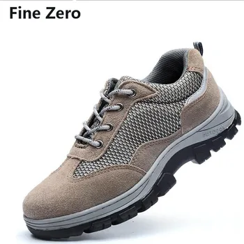 Fine Zero 2020 Men Air Mesh Cowhide Steel Toe Cap Work Safety Shoes Breathable Working Boots Puncture Proof Protective Footwear
Fine Zero 2020 Men Air Mesh Cowhide Steel Toe Cap Work Safety Shoes Breathable Working Boots Puncture Proof Protective Footwear