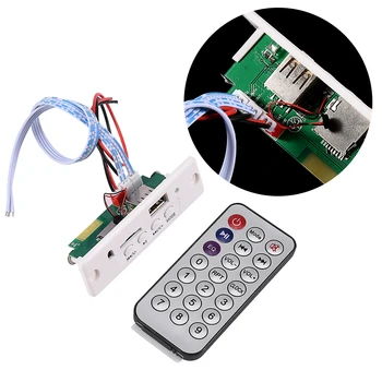 BT 3.0 MP3 Decoder Board 5V Decoder Boards With Panel And Remote Control Support Call U Disk TF Card FM White
BT 3.0 MP3 Decoder Board 5V Decoder Boards With Panel And Remote Control Support Call U Disk TF Card FM White