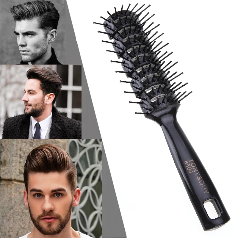 

Pro Hairdressing Hair Salon Barber Anti-static Heat Comb Hair Wig Styling Tool Comb Brush Healthy Massage Reduce Hair Loss Tools