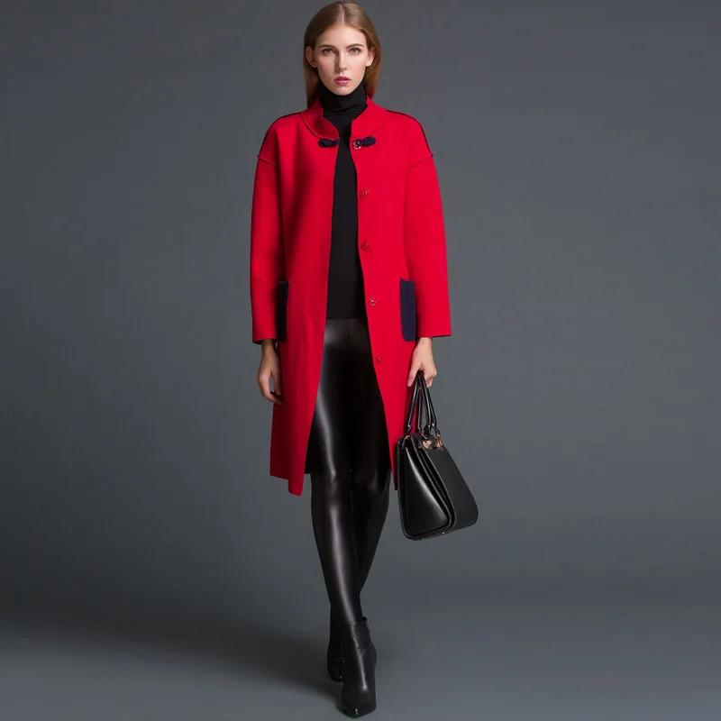 High Quality Fall woolen Coats women loose bigger Jackets & Parkas Button parkas Long Sleeve elegant pockets coats big size XXXL
High Quality Fall woolen Coats women loose bigger Jackets & Parkas Button parkas Long Sleeve elegant pockets coats big size XXXL