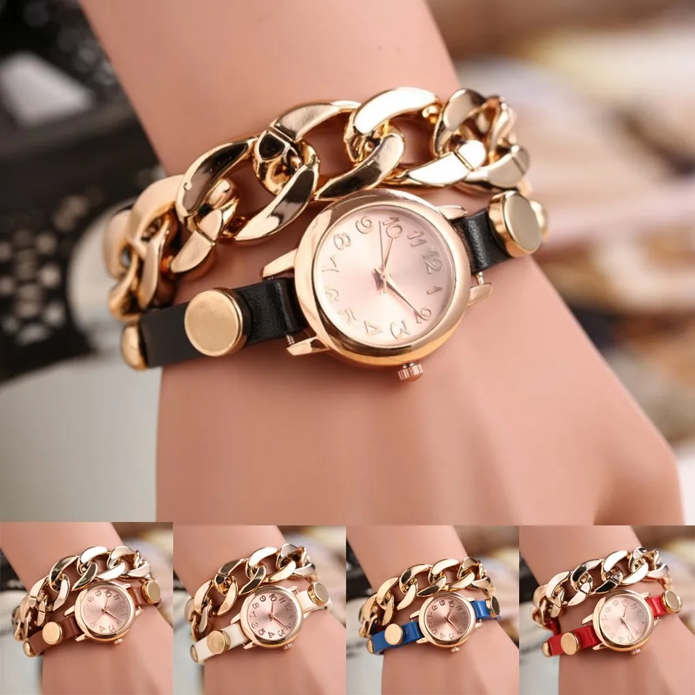 Великолепные новые часы Reloje браслет для женщин женские модные кварцевые с