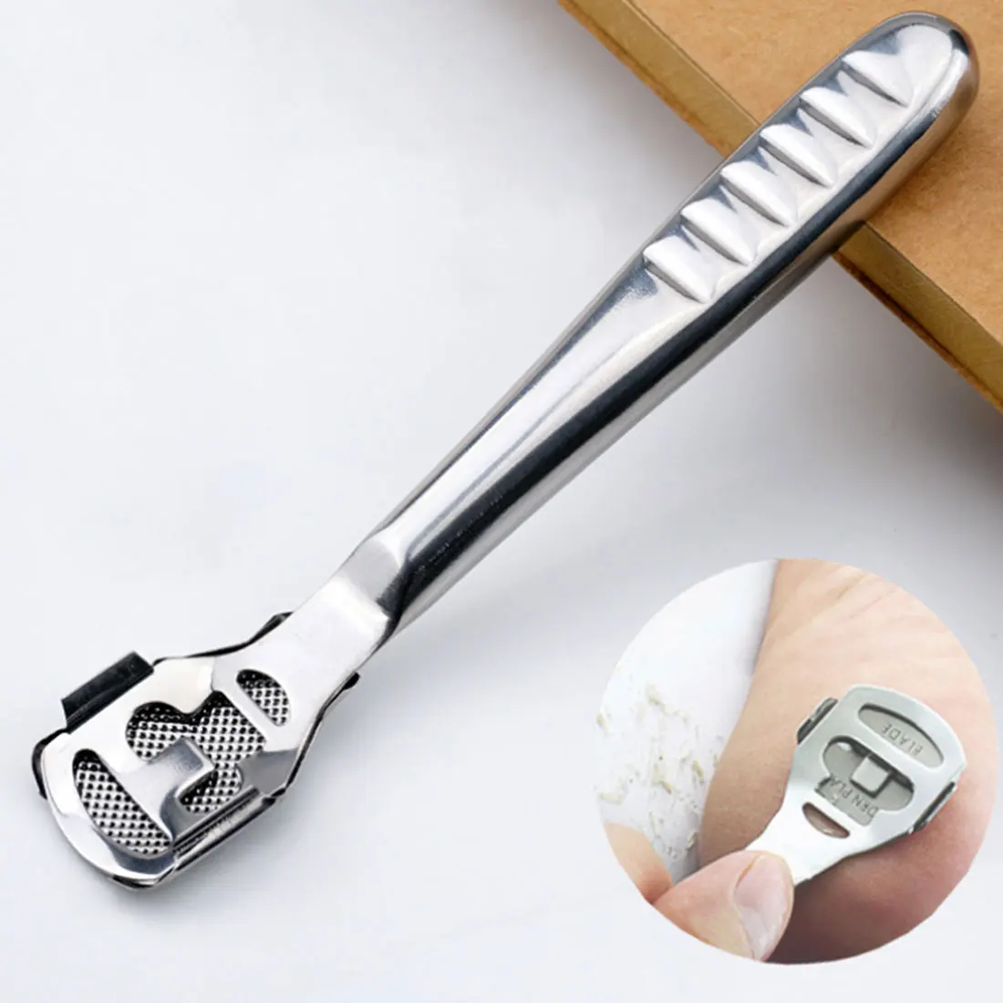 Foot Care Pedicure Machine/ Callous/ Hard/Dead Skin Remover/Cuticle Remover Shaver with 10 Corn Blades Stainless SteelTool
Foot Care Pedicure Machine/ Callous/ Hard/Dead Skin Remover/Cuticle Remover Shaver with 10 Corn Blades Stainless SteelTool