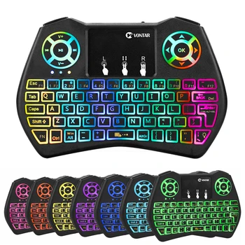 New i8 Keyboard Backlit Wireless Keyboard English Russian RGB Backlight Keyboard Air Mouse with Touchpad Remote Control
New i8 Keyboard Backlit Wireless Keyboard English Russian RGB Backlight Keyboard Air Mouse with Touchpad Remote Control
