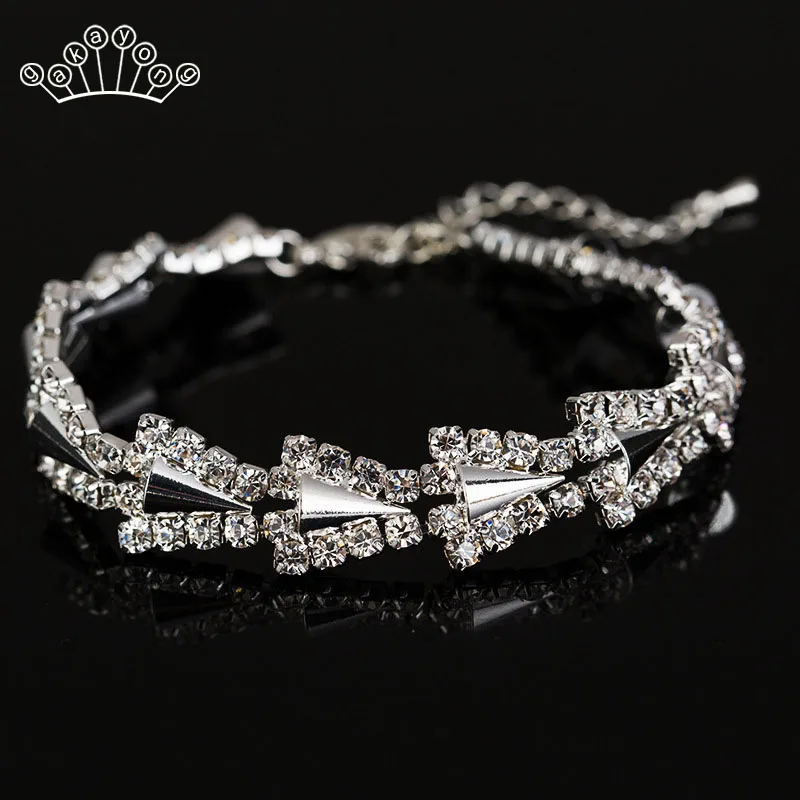 Gold Silver Color Crystal Rhinestone Multi-layer Bracelet For Women Wedding Party Jewelry Female Bracelet Drop Shipping
Gold Silver Color Crystal Rhinestone Multi-layer Bracelet For Women Wedding Party Jewelry Female Bracelet Drop Shipping