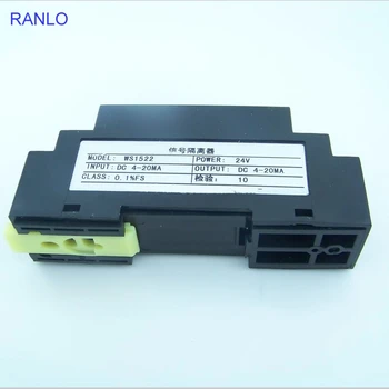 WS1522 4-20mA signal transmitter signal isolator 1 in 1 out DC24V power supply 
WS1522 4-20mA signal transmitter signal isolator 1 in 1 out DC24V power supply