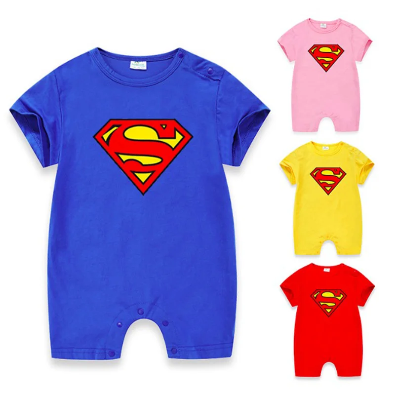 Superman Super Heroes Summer Cotton Baby Boys Girls Infant Rompers Short Sleeves Jumpsuits Costume Pajamas Babe Clothing SA2129
Superman Super Heroes Summer Cotton Baby Boys Girls Infant Rompers Short Sleeves Jumpsuits Costume Pajamas Babe Clothing SA2129