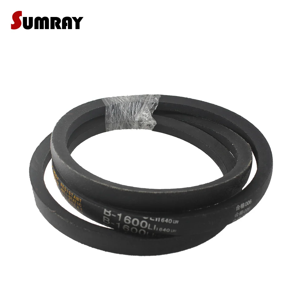 

SUMRAY V Belt Type B Rubber Belt B1550/1600/1650/1700/1750/1800/1850/1900/1950/2000 Conveyor V Belt for Lawnmowers