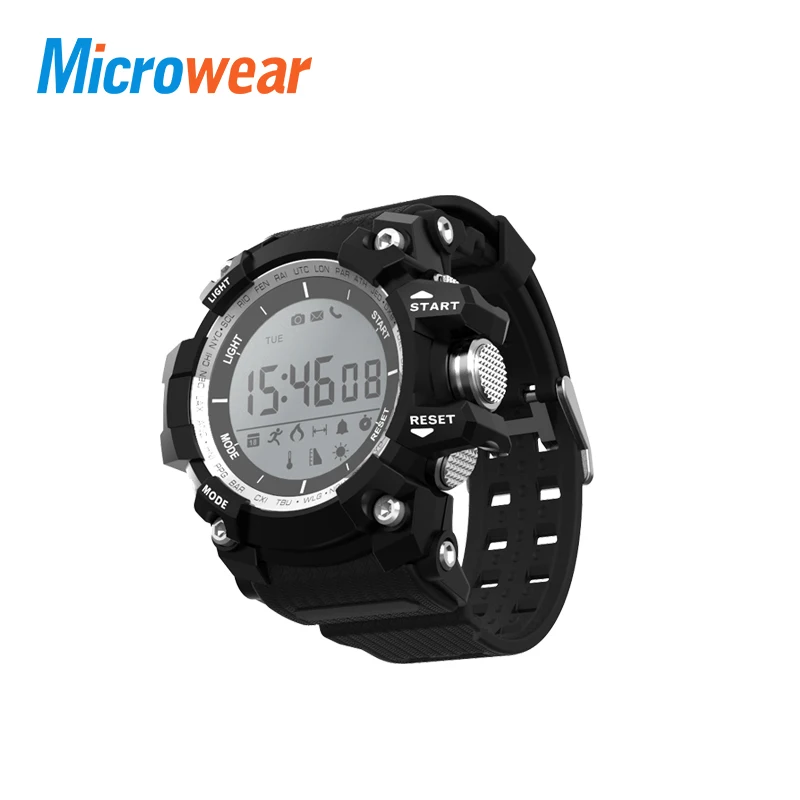 Microwear XR05 Men Smart Watch Sports Digital Waterproof Bluetooth Remote Backlight Tracker Tempera Sleep Monitor Wristwatch
Microwear XR05 Men Smart Watch Sports Digital Waterproof Bluetooth Remote Backlight Tracker Tempera Sleep Monitor Wristwatch
