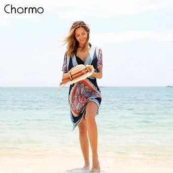 Charmo Women Beach Cover Up Kaftan Bikini Chiffon Tassel Cover-Ups See-through Swimsuit Women Swimwear Sexy Bathing Suit
Charmo Women Beach Cover Up Kaftan Bikini Chiffon Tassel Cover-Ups See-through Swimsuit Women Swimwear Sexy Bathing Suit