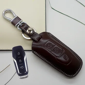 Key Fob Cover for Ford Edge Mondeo 2014 2015 2016 Fusion S-max Leather Key Holder Case Remote Keyless Protective Accessories
Key Fob Cover for Ford Edge Mondeo 2014 2015 2016 Fusion S-max Leather Key Holder Case Remote Keyless Protective Accessories