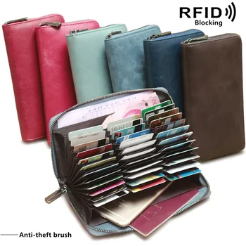 Credit Card Holder Men Passport Long Wallet Women Business ID Holder 36 Cards Purse clutch Organizer phone holder Anti Theft
Credit Card Holder Men Passport Long Wallet Women Business ID Holder 36 Cards Purse clutch Organizer phone holder Anti Theft