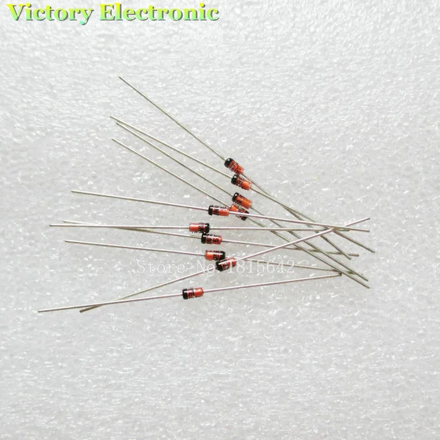 100PCS/LOT 1N60P 1N60 SCHOTTKY DIODE 45V Germanium Diode,TV FM Radio Detection