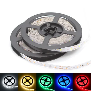 

5M 16.5ft 300leds LED Strip Light Waterproof SMD 2835 Garland Gaskets DC 12V For Christmas Home Decoration Wire Tape Flexible