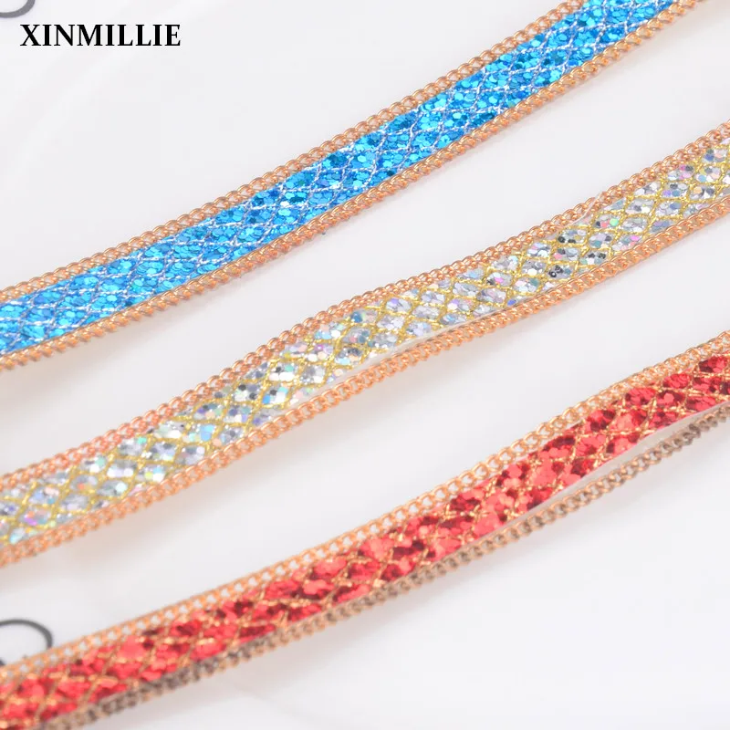 5Yard Hotfix sequin Rhinestones Mesh metal Chain Bridal Crystal Applique Trim Strass Band For Wedding Dress Home Decorative
5Yard Hotfix sequin Rhinestones Mesh metal Chain Bridal Crystal Applique Trim Strass Band For Wedding Dress Home Decorative
