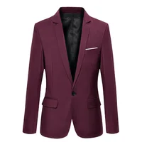 2018 New Arrival Brand Clothing Autumn Suit Blazer Men Fashion Slim Male Suits Casual Solid Color Masculine Blazer Size M-4XL image