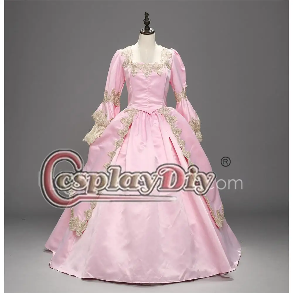 Cosplaydiy Princess Maria Antonietta Floral Style Rococo Victorian Renaissance Dress Women Pink Vintage Masquerade Gown L717
Cosplaydiy Princess Maria Antonietta Floral Style Rococo Victorian Renaissance Dress Women Pink Vintage Masquerade Gown L717