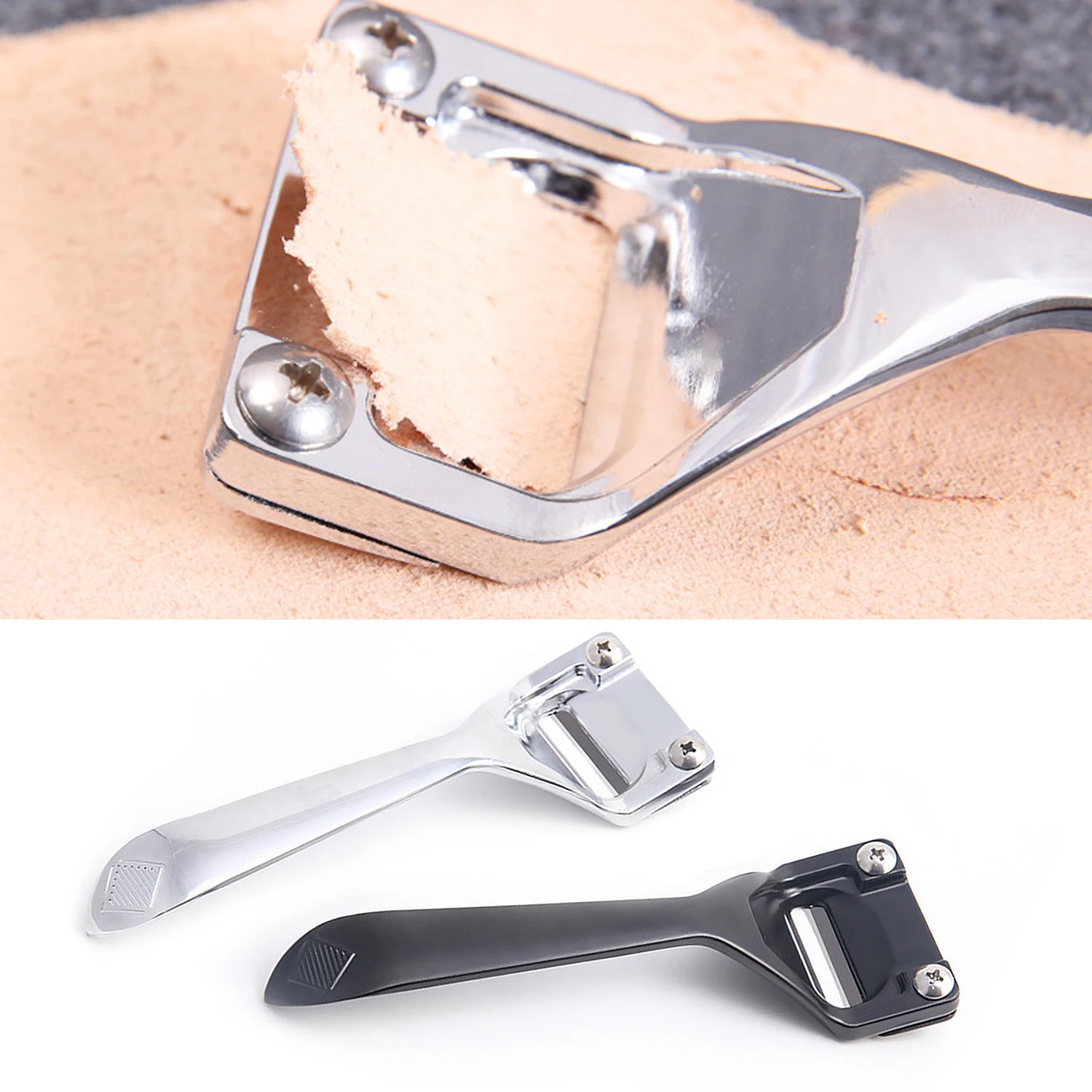 Alloy Steel DIY Leather Leathercraft Thinning Skiver Knife Tool with 3PCS Replacement Blades for Professional Amateur Beginner
Alloy Steel DIY Leather Leathercraft Thinning Skiver Knife Tool with 3PCS Replacement Blades for Professional Amateur Beginner