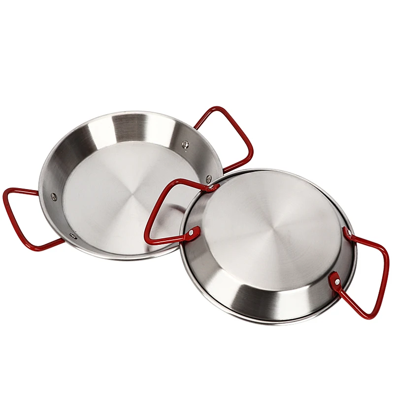 20-30cm Thickened Stainless Steel Paella Pans Non-stick Cooking Pot Eat Shows Live Food Container Fruit Plate Cheese Rice Cooker
20-30cm Thickened Stainless Steel Paella Pans Non-stick Cooking Pot Eat Shows Live Food Container Fruit Plate Cheese Rice Cooker