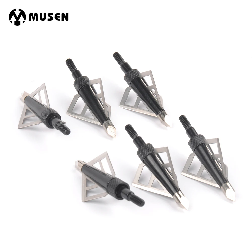 6/12/24pcs 100 Grains 3-Blade Black Hawk Hunting Arrowhead Tips of Aluminum Alloy with ID 6.2mm for Replace Arrow Head
6/12/24pcs 100 Grains 3-Blade Black Hawk Hunting Arrowhead Tips of Aluminum Alloy with ID 6.2mm for Replace Arrow Head