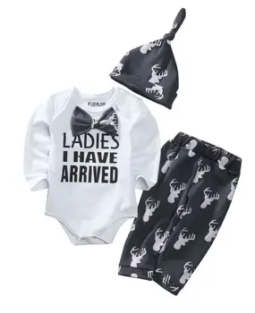 Newborn Baby Boy Clothes Sets Letter Print Romper+Pants Autumn Baby Casual Outfits Set Clothing Cotton
Newborn Baby Boy Clothes Sets Letter Print Romper+Pants Autumn Baby Casual Outfits Set Clothing Cotton