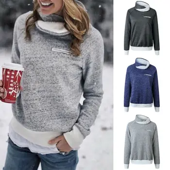 Sweatshirt Long Jumper Womens Pullover Plush Plush Hoodies Sleeve Tops 2019 new fashion
Sweatshirt Long Jumper Womens Pullover Plush Plush Hoodies Sleeve Tops 2019 new fashion