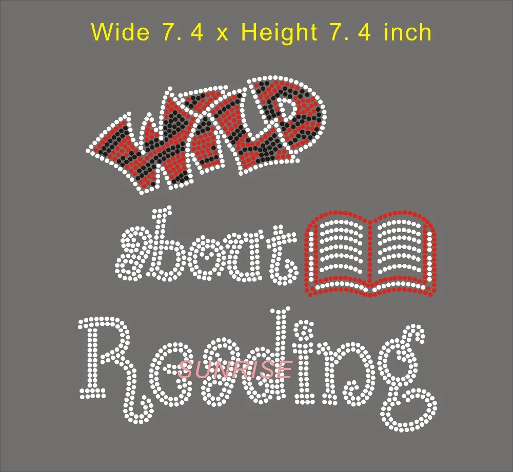 20pcs Wild about reading customized design hot fix rhinestone motif High quality
20pcs Wild about reading customized design hot fix rhinestone motif High quality