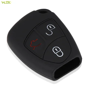 3 buttons silicone Remote filp key cover shell for Mercedes Benz B C E ML S CLK CL Classe car key case
3 buttons silicone Remote filp key cover shell for Mercedes Benz B C E ML S CLK CL Classe car key case