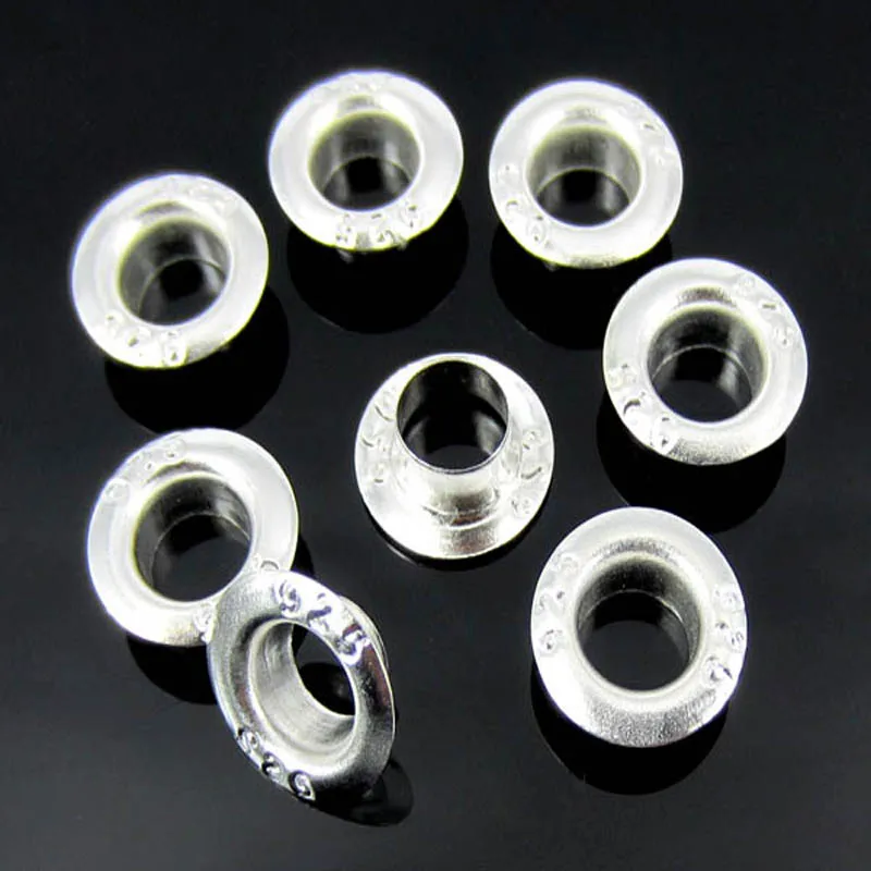 500pcs 925 Stamped Paint Silver Tone Color 1/8" Round Eyelets Scrapbooking Sewing Card Accessories 9 x 4mm Eyelets
500pcs 925 Stamped Paint Silver Tone Color 1/8" Round Eyelets Scrapbooking Sewing Card Accessories 9 x 4mm Eyelets