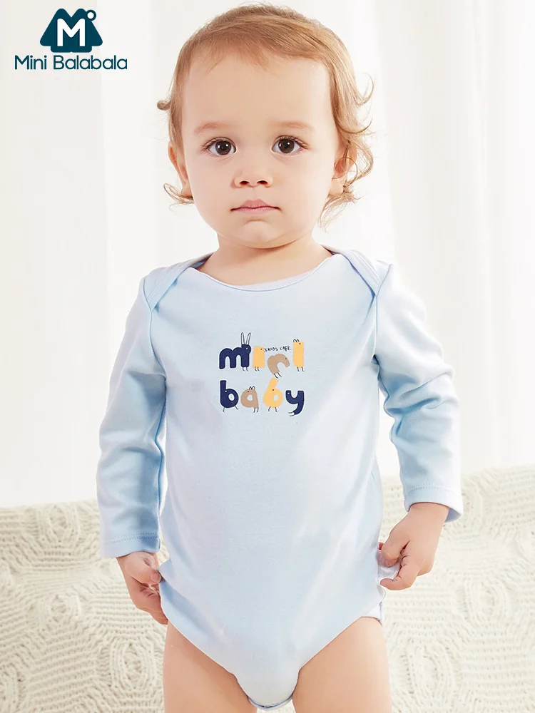 Mini Balabala Baby Graphic Bodysuit Long Sleeve Soft Cotton Romper One-Piece Newborn Infant Baby Boys Girls Clothes Clothing
Mini Balabala Baby Graphic Bodysuit Long Sleeve Soft Cotton Romper One-Piece Newborn Infant Baby Boys Girls Clothes Clothing