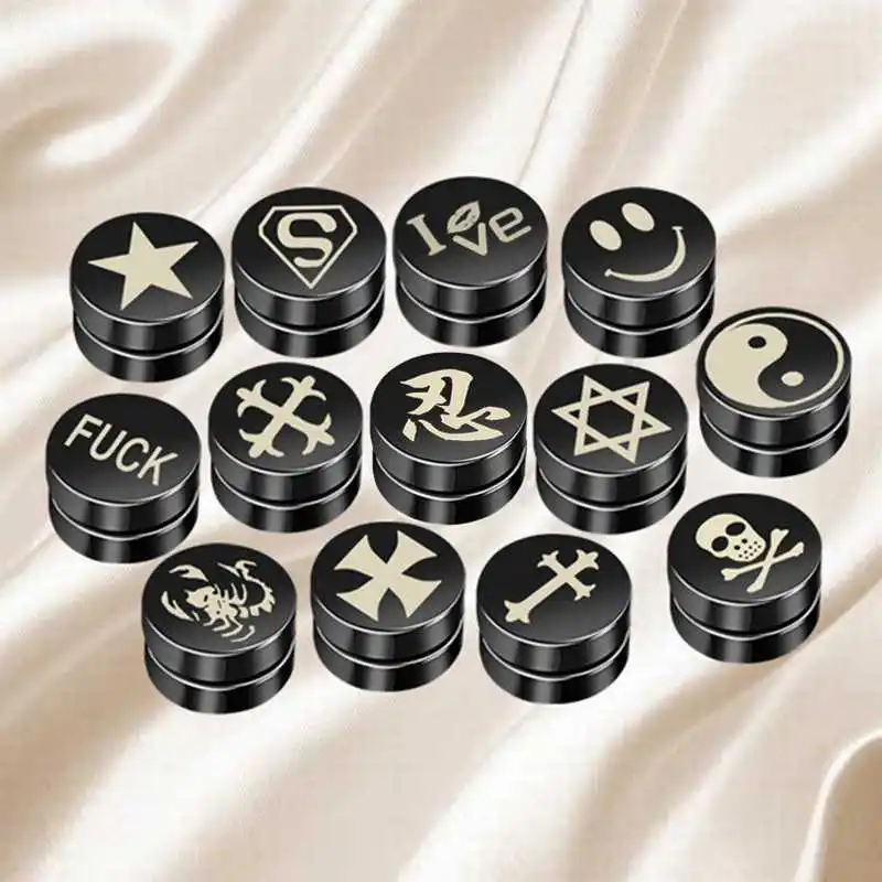 Magnets 1 pc Earrings Magnet Earrings No ear hole Gift Popular Lovers Jewelry Wholesale New Men Simple Accessories Fashion Cheap
Magnets 1 pc Earrings Magnet Earrings No ear hole Gift Popular Lovers Jewelry Wholesale New Men Simple Accessories Fashion Cheap