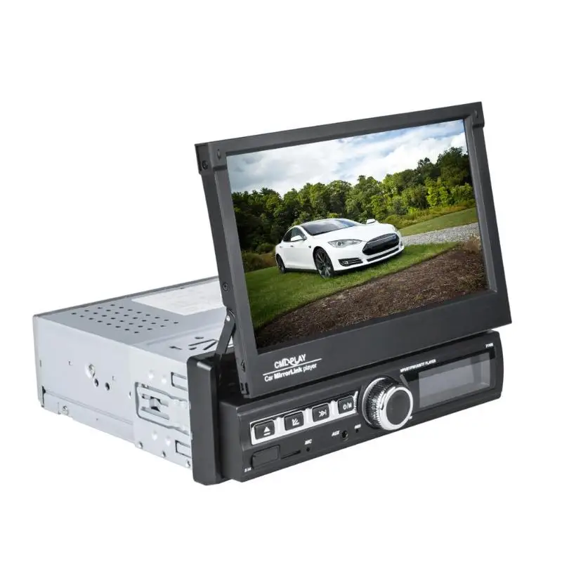 

7110S 1 DIN Bluetooth Car Stereo MP5 Player 7 inch Touch Screen AUX USB TF FM Radio Receiver In Dash Head Unit