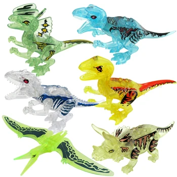 6pcs/set Dinosaurs Jurassic World Dinosaurs Figures Building Tyrannosaurus Assemble Blocks Classic with Sermoido Kids Toy
6pcs/set Dinosaurs Jurassic World Dinosaurs Figures Building Tyrannosaurus Assemble Blocks Classic with Sermoido Kids Toy