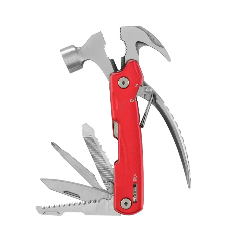 High Quality Red 12 in1 Multifunctional Plier Hammer Multi Tools Stainless Steel Plier Outdoor Camping Tool DC-023B
High Quality Red 12 in1 Multifunctional Plier Hammer Multi Tools Stainless Steel Plier Outdoor Camping Tool DC-023B