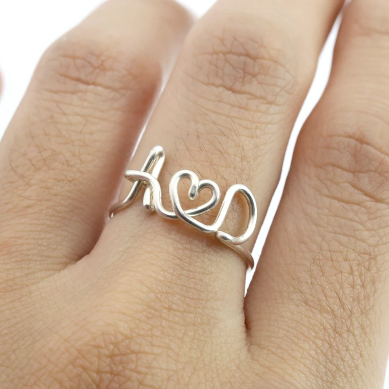 PINJEAS Custom DIY Name Initial Letter Rings Handmade Lovers Personalized Ring for mother creative gift
PINJEAS Custom DIY Name Initial Letter Rings Handmade Lovers Personalized Ring for mother creative gift