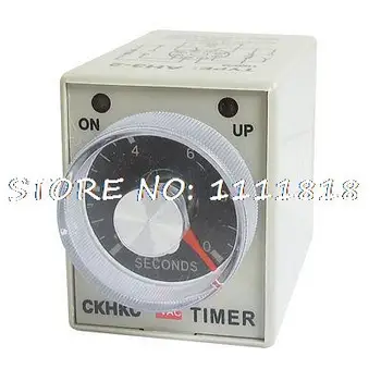 AC 220V 0-10 Sec 10 Seconds Delay Timer Timing Relay AH3-2 w 8 Pin
