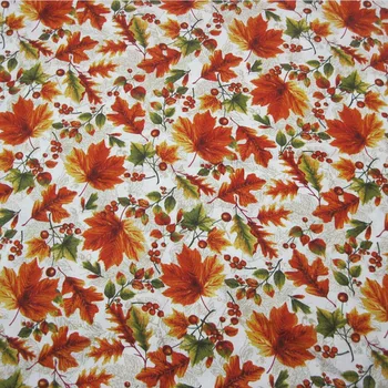 110cm Wide 1pc Beautiful 100%Cotton Fabric Orange Maple Leaf Printed Fabric for Patchwork Sewing Material Diy Clothing Dress
110cm Wide 1pc Beautiful 100%Cotton Fabric Orange Maple Leaf Printed Fabric for Patchwork Sewing Material Diy Clothing Dress