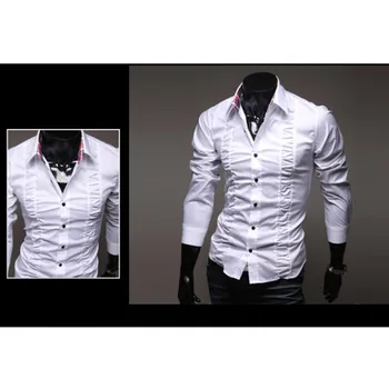 Casual Men Shirt Long Sleeve Europe Style Slim Fit Shirt Men Cotton Shirts Men Clothes
Casual Men Shirt Long Sleeve Europe Style Slim Fit Shirt Men Cotton Shirts Men Clothes