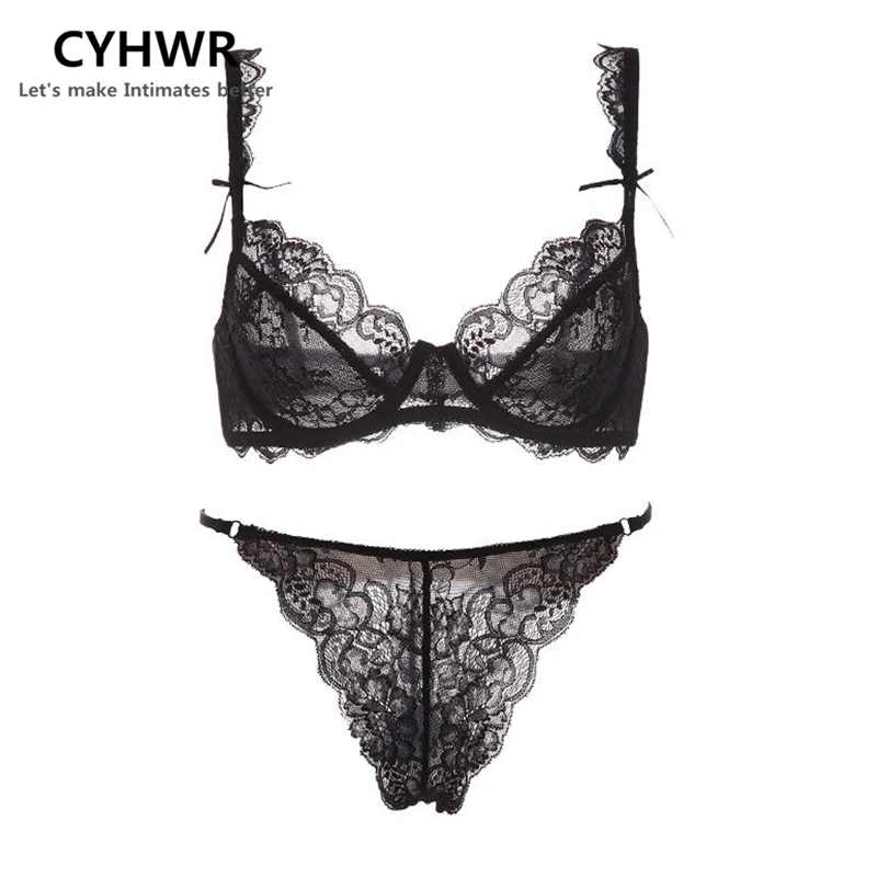 CYHWR brand Summer style lace and sexy Women Bra Set sutia lingerie set Thin transparent soutien gorge underwear women
CYHWR brand Summer style lace and sexy Women Bra Set sutia lingerie set Thin transparent soutien gorge underwear women