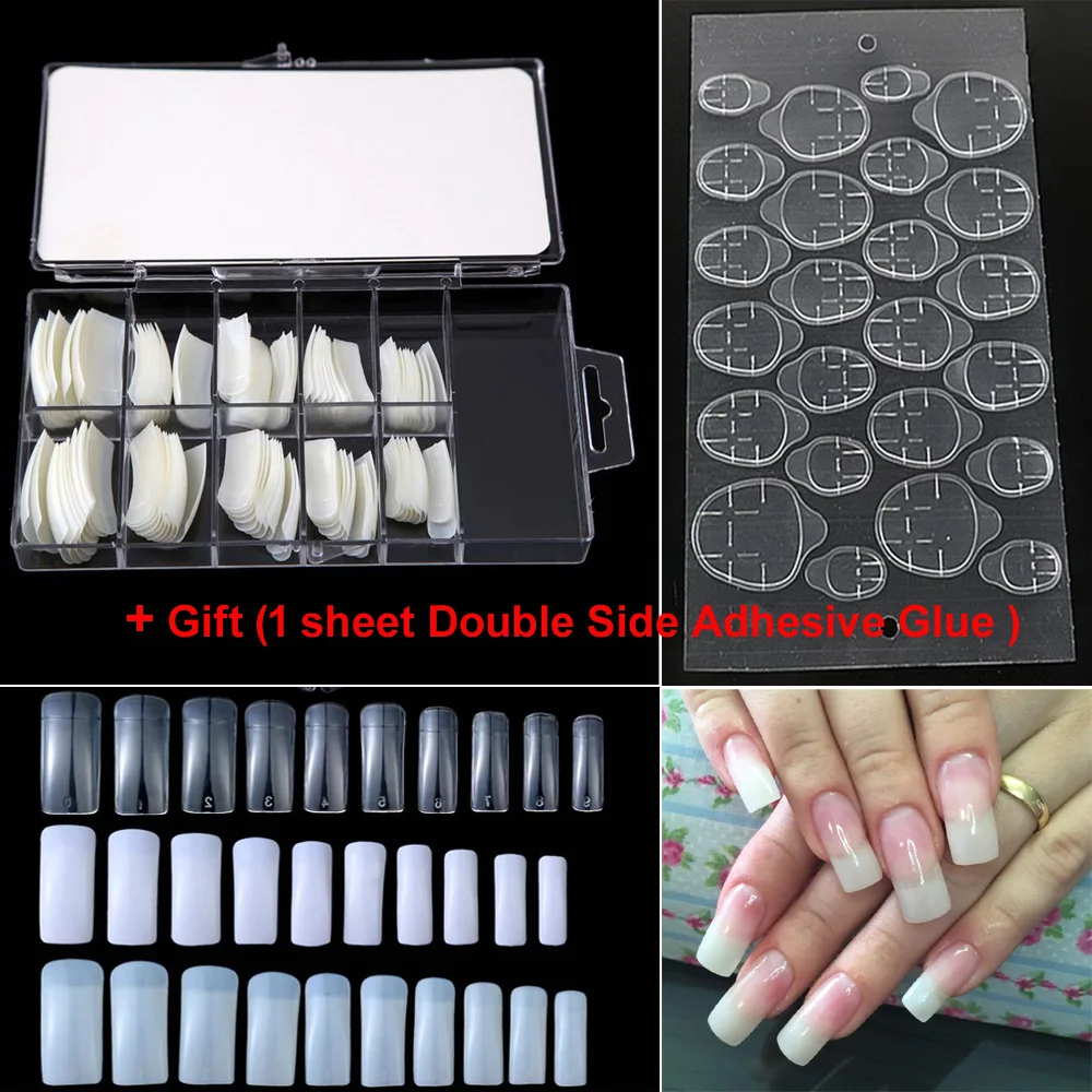 100pcs Fashion Fake Nails Coffin Finger Beauty False Nail Plastic Nail Art Tip Half Cover false nail art tips With Glue sticker
100pcs Fashion Fake Nails Coffin Finger Beauty False Nail Plastic Nail Art Tip Half Cover false nail art tips With Glue sticker