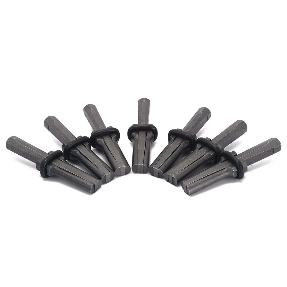 7 Set New Stone Splitter 9/16" Metal Plug Wedges and Feathers Shims Concrete Rock Splitters Hand Tool
7 Set New Stone Splitter 9/16" Metal Plug Wedges and Feathers Shims Concrete Rock Splitters Hand Tool
