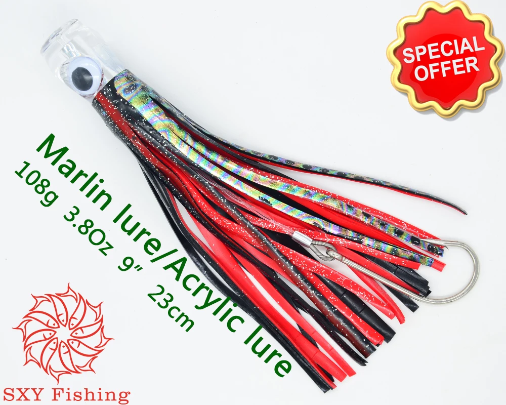SXY FISHING Acrylic Lure Trolling Lure Trolling Bait 3.8OZ Deep sea fishing Octopus lure Boat fishing Lure Multicolor-AA0020
SXY FISHING Acrylic Lure Trolling Lure Trolling Bait 3.8OZ Deep sea fishing Octopus lure Boat fishing Lure Multicolor-AA0020