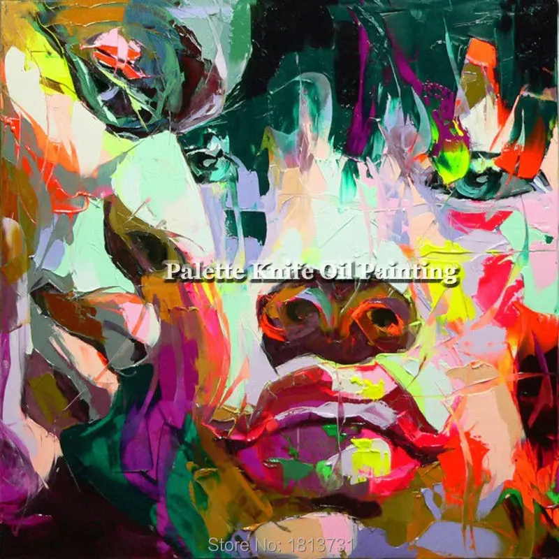 Palette knife portrait Face Oil painting Character figure canva Hand painted Francoise Nielly wall Art picture for living room28
Palette knife portrait Face Oil painting Character figure canva Hand painted Francoise Nielly wall Art picture for living room28
