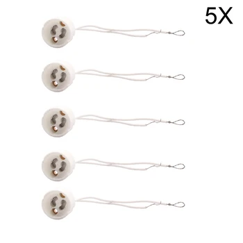 5PCS GU10 LED Strip Connector Socket For Halogen Ceramic Light Bulb Lamps Holder Base Wire Connector lamp holder 
5PCS GU10 LED Strip Connector Socket For Halogen Ceramic Light Bulb Lamps Holder Base Wire Connector lamp holder