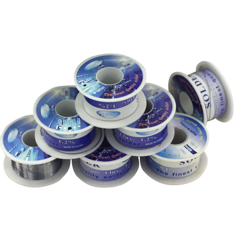 1 Roll Tin lead Rosin Core Solder Wire 0.3mm 0.4mm 0.5mm 0.6mm 0.8mm 1.0mm Flux Reel Welding line
1 Roll Tin lead Rosin Core Solder Wire 0.3mm 0.4mm 0.5mm 0.6mm 0.8mm 1.0mm Flux Reel Welding line