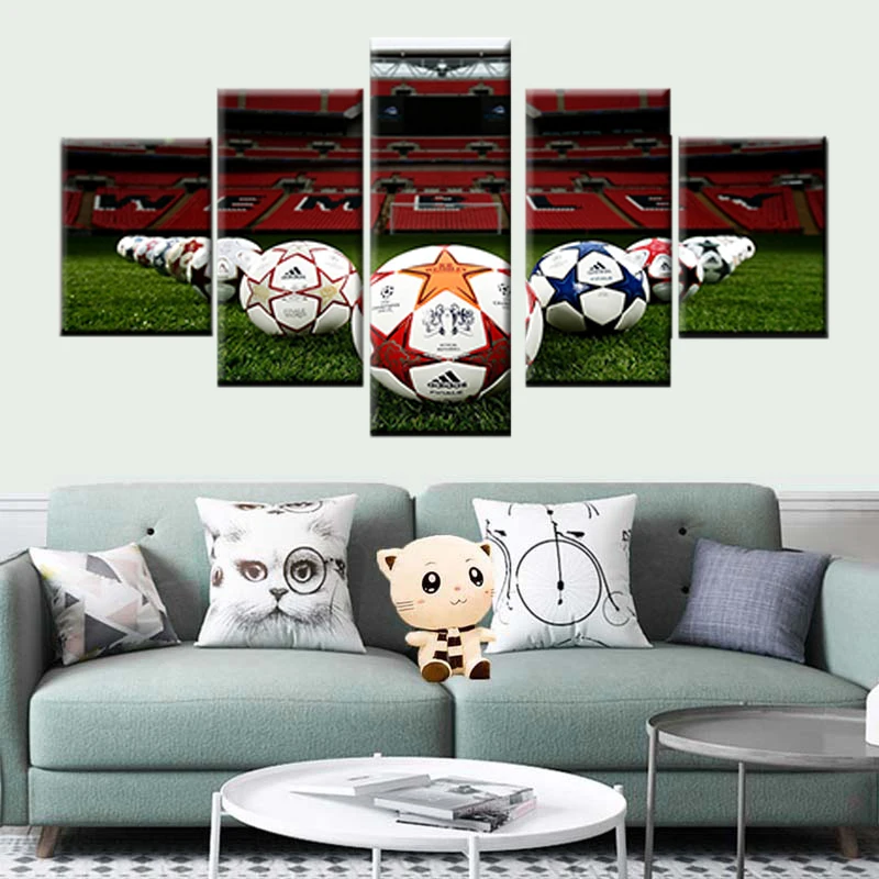 HD Print Canvas Art Picture 5 Piece Football Home Decor Living Room Bedroom Wall Art Modern Poster Nordic Style
HD Print Canvas Art Picture 5 Piece Football Home Decor Living Room Bedroom Wall Art Modern Poster Nordic Style