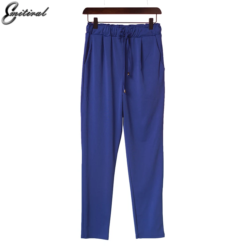 

2017 Spring Plus Size M-3XL 4XL 5XL 6XL Casual Loose Stretch Women Palazzo Pants Harem Style Female Slack Sweatpant Trousers