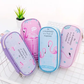 1 Pcs Kawaii Pencil Case Flamingo PU Double Layer Large Capacity Pencil Box Cute Pencilcase Kids Stationery School Supplies
1 Pcs Kawaii Pencil Case Flamingo PU Double Layer Large Capacity Pencil Box Cute Pencilcase Kids Stationery School Supplies