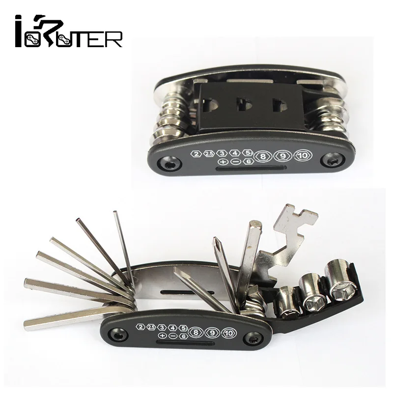 16-in-1 Mountain Bike Multi-function Combination Repair Tool Inside And Outside Hexagon Screwdriver Wrench Bicycle Accessories
16-in-1 Mountain Bike Multi-function Combination Repair Tool Inside And Outside Hexagon Screwdriver Wrench Bicycle Accessories